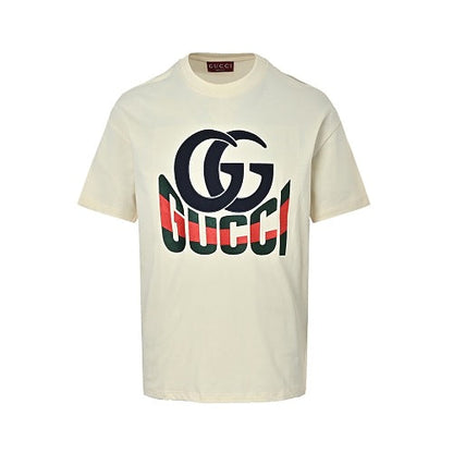 Gucci GG Logo Print Crew-Neck T-Shirt