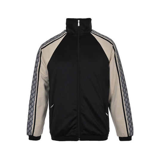 Gucci GG Monogram Track Jacket with Cream Panel
