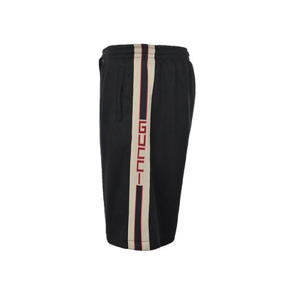 Gucci Logo Stripe Athletic Shorts