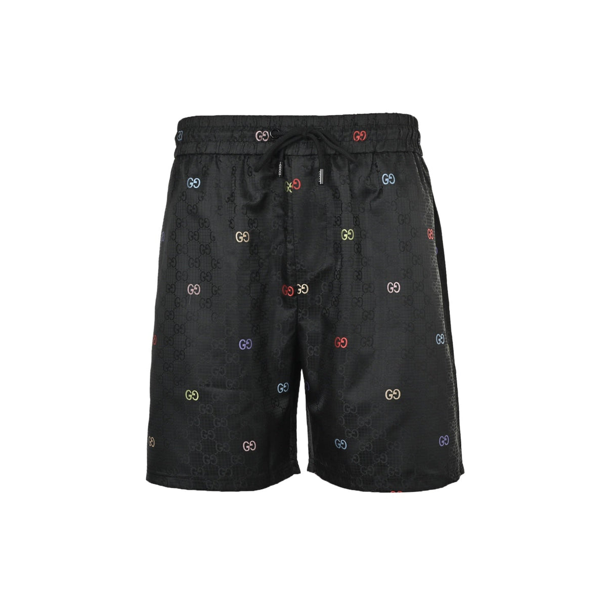 Gucci GG Multicolor Embroidered Shorts – Black Jacquard