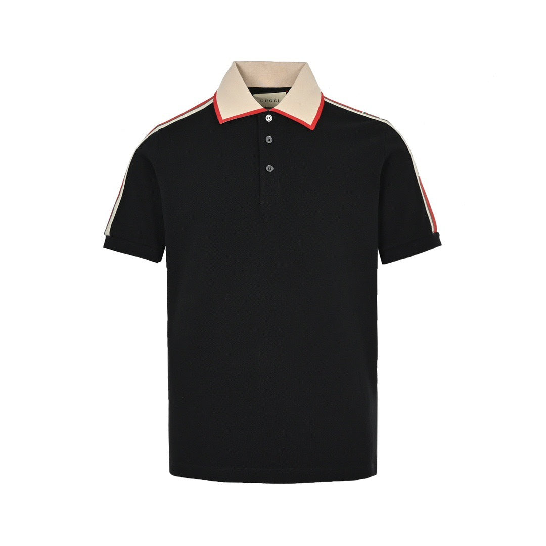 Gucci Web Stripe Polo Shirt