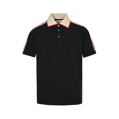 Gucci Web Stripe Polo Shirt