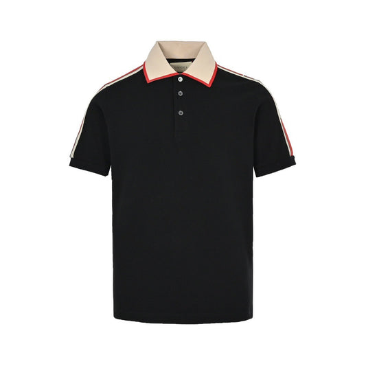 Gucci Web Stripe Polo Shirt