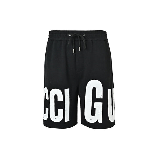 Gucci Oversized Logo Print Shorts
