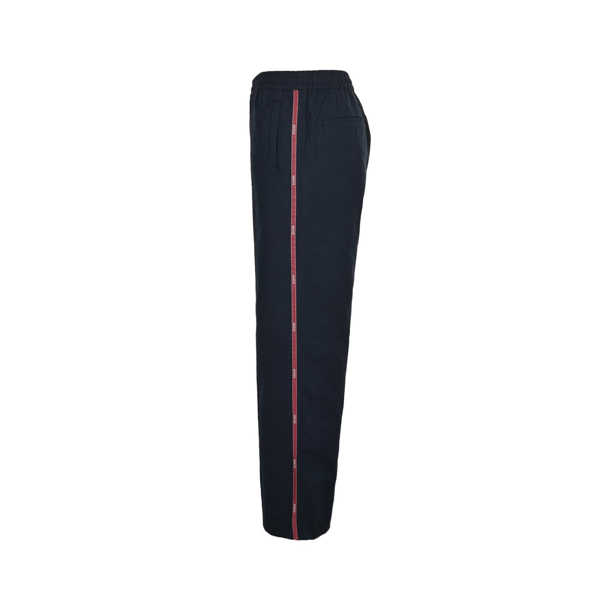 Gucci Wide-Leg Trousers with Signature Web Stripe
