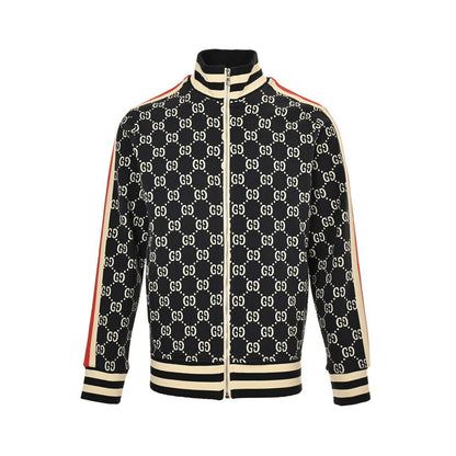 GG Monogram Track Jacket – Black