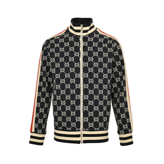 GG Monogram Track Jacket – Black