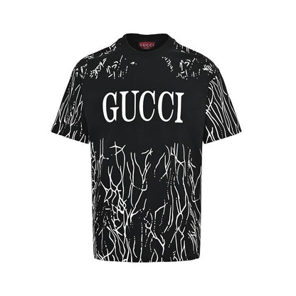 Gucci Abstract Branch Print Oversized T-Shirt