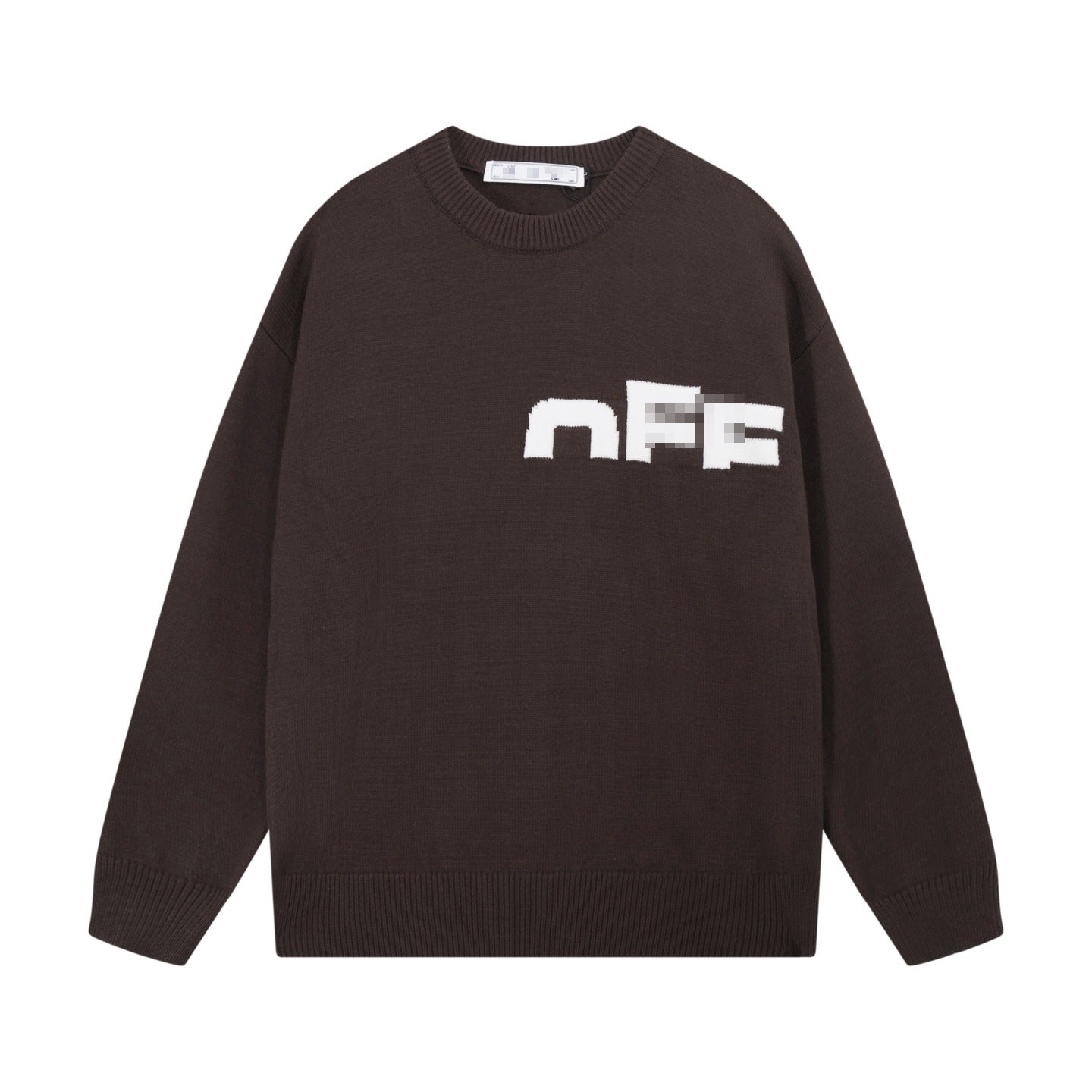 OFF-Whlte Intarsia Knit Sweater#6