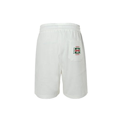 Gucci Crest Embroidered Drawstring Shorts
