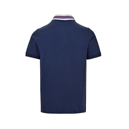 Gucci GG Patch Web Stripe Polo Shirt
