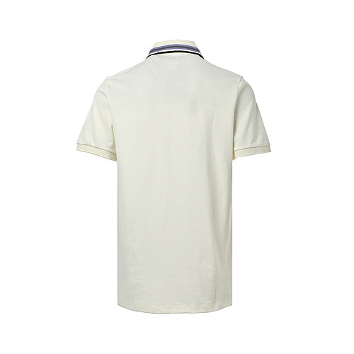 Gucci Logo Tipped Stripe Collar Polo Shirt