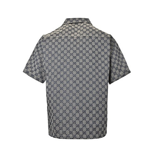 Gucci GG Monogram Short-Sleeve Shirt