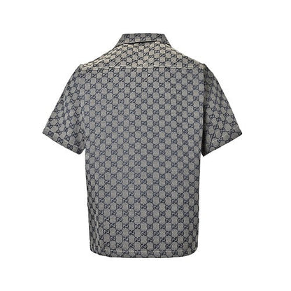 Gucci GG Monogram Short-Sleeve Shirt