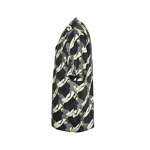 Gucci Abstract Camo Print Short-Sleeve Camp Collar Shirt