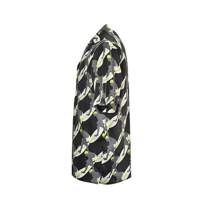 Gucci Abstract Camo Print Short-Sleeve Camp Collar Shirt