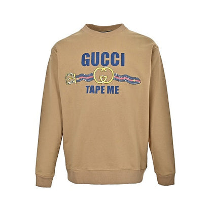Gucci P185 Oversized Hoodie | Brown & White