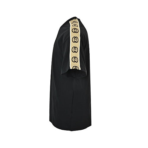 Gucci GG Tape Shoulder-Stripe Oversized T-Shirt