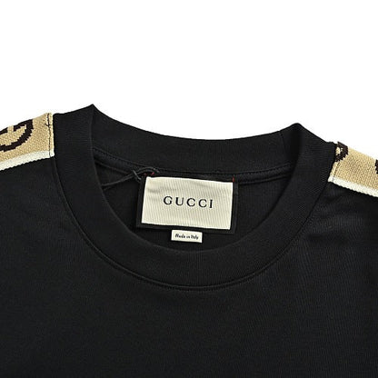 Gucci GG Tape Shoulder-Stripe Oversized T-Shirt
