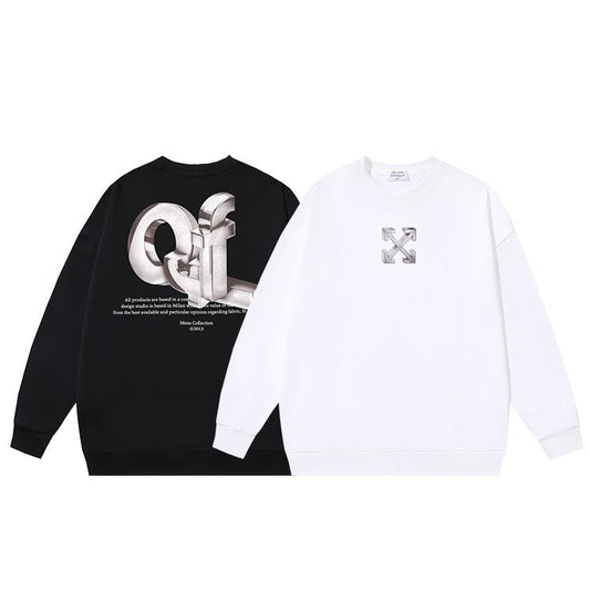 OFF-Whlte Arrow logo sports sweatshirt#1004