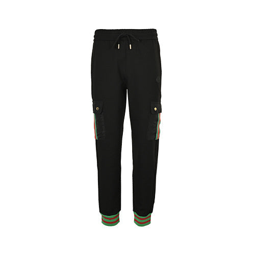 Gucci GG Monogram Jogger Pants – Web Stripe