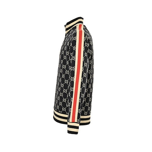 GG Monogram Track Jacket – Black
