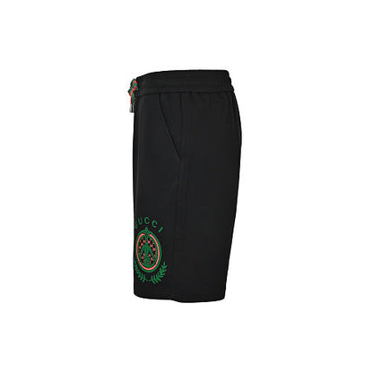 Gucci Crest Embroidered Shorts