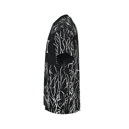 Gucci Abstract Branch Print Oversized T-Shirt