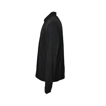 Gucci Tonal Emblem Long-Sleeve Shirt in Black