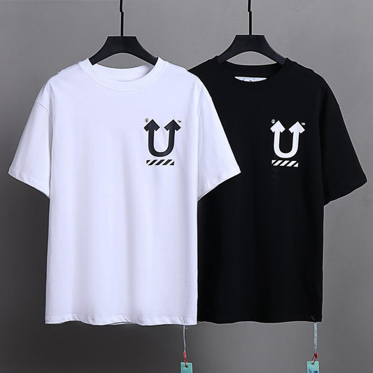 OFF-Whlte Arrow Logo Cotton T-shirt#30