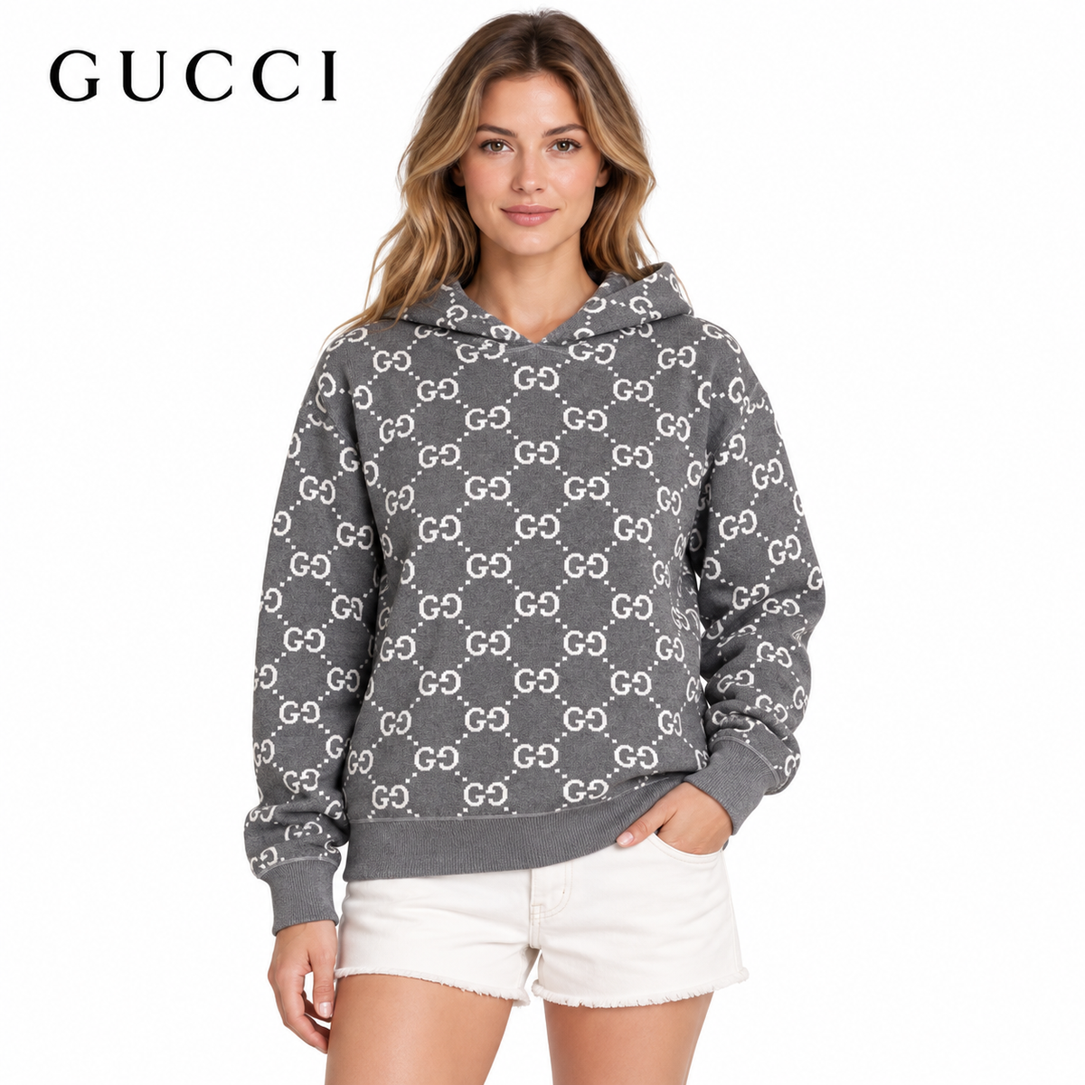 Gucci Unisex Jacquard Crewneck Sweater