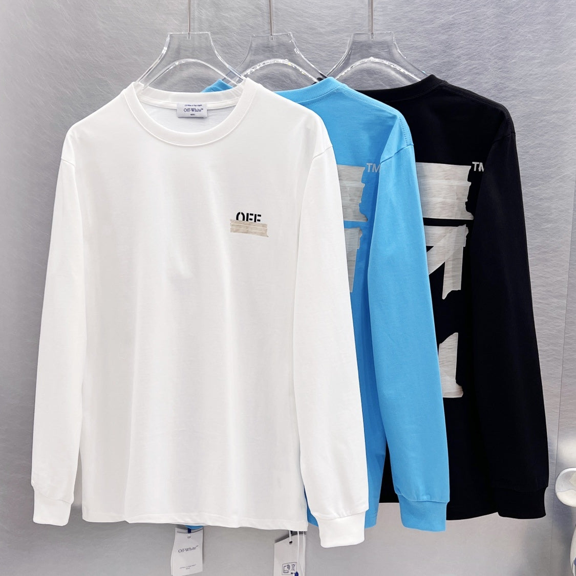 OFF-Whlte Unisex Long-sleeved T-shirt #08
