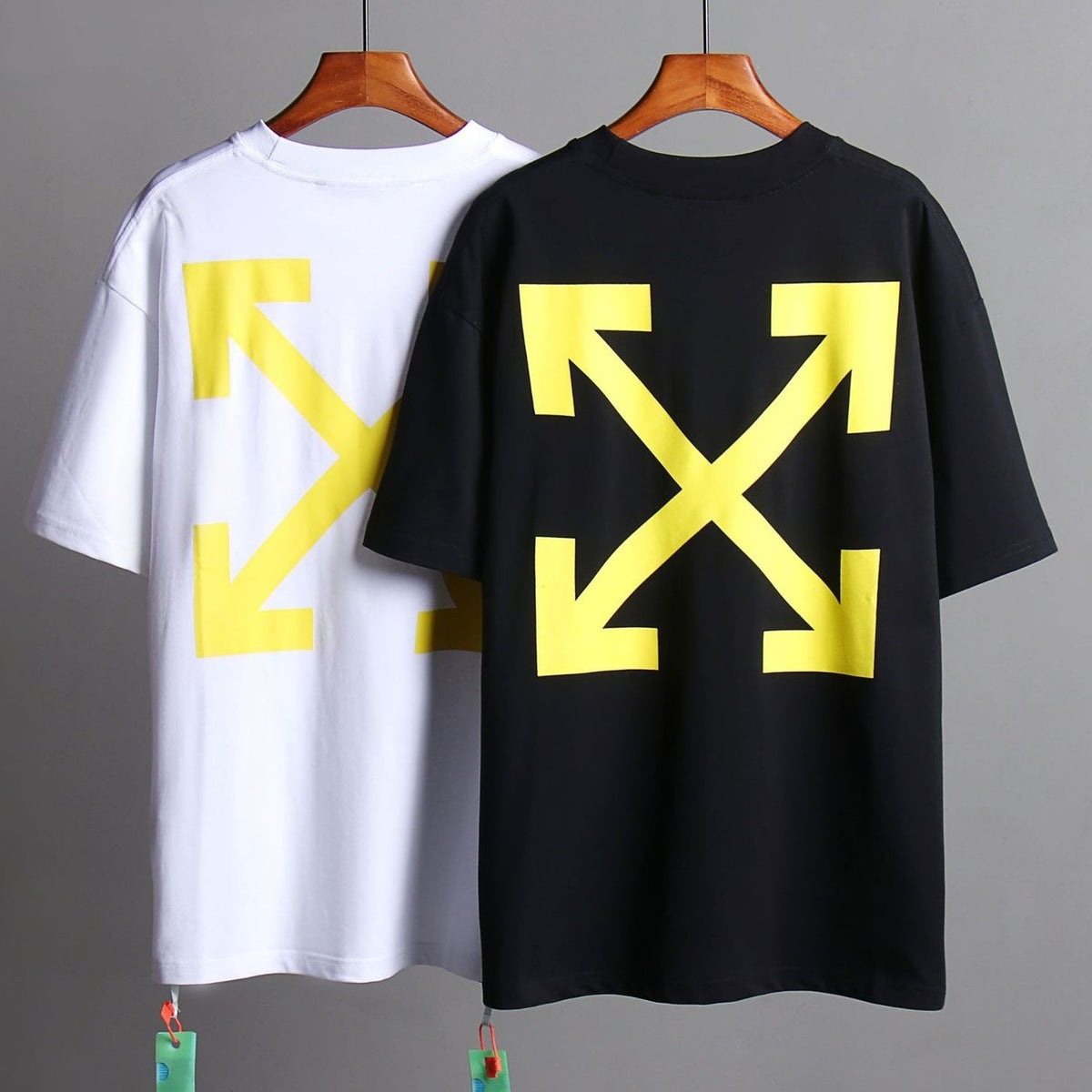 OFF-Whlte Arrow Logo Cotton T-shirt