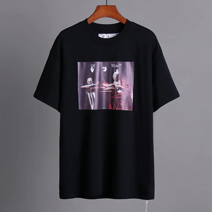 OFF-Whlte Arrow Logo Cotton T-shirt-1020