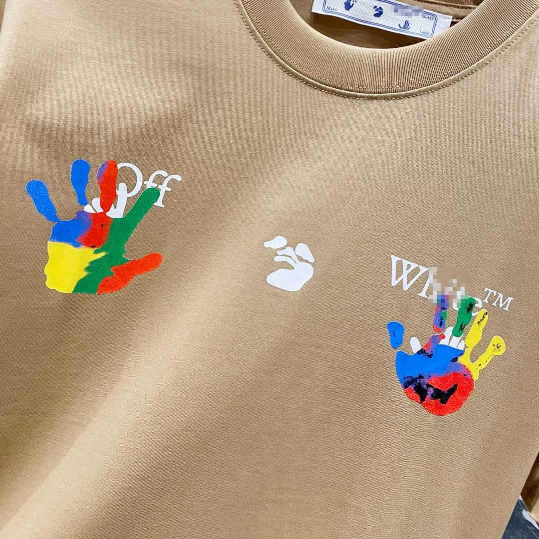 OFF-Whlte Arrow Logo Cotton T-shirt#1002