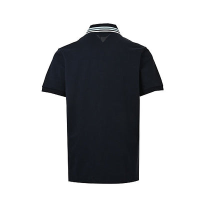 Gucci Logo Embroidered Web Stripe Polo Shirt