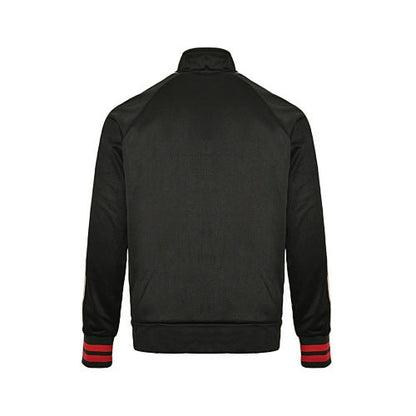 Gucci Black Track Jacket with Signature Side Stripe