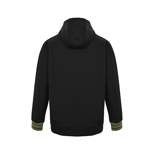Gucci P185 Oversized Hoodie – Black & White Heavyweight