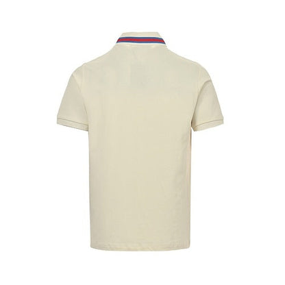 Gucci GG Web Stripe Collar Polo Shirt