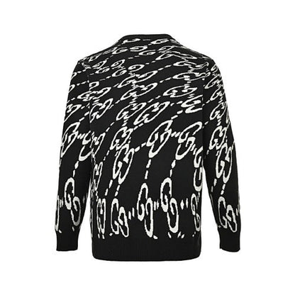Gucci GG Jacquard Oversized Knit Sweater
