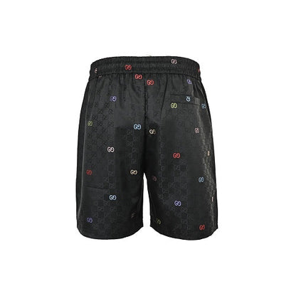 Gucci GG Multicolor Embroidered Shorts – Black Jacquard