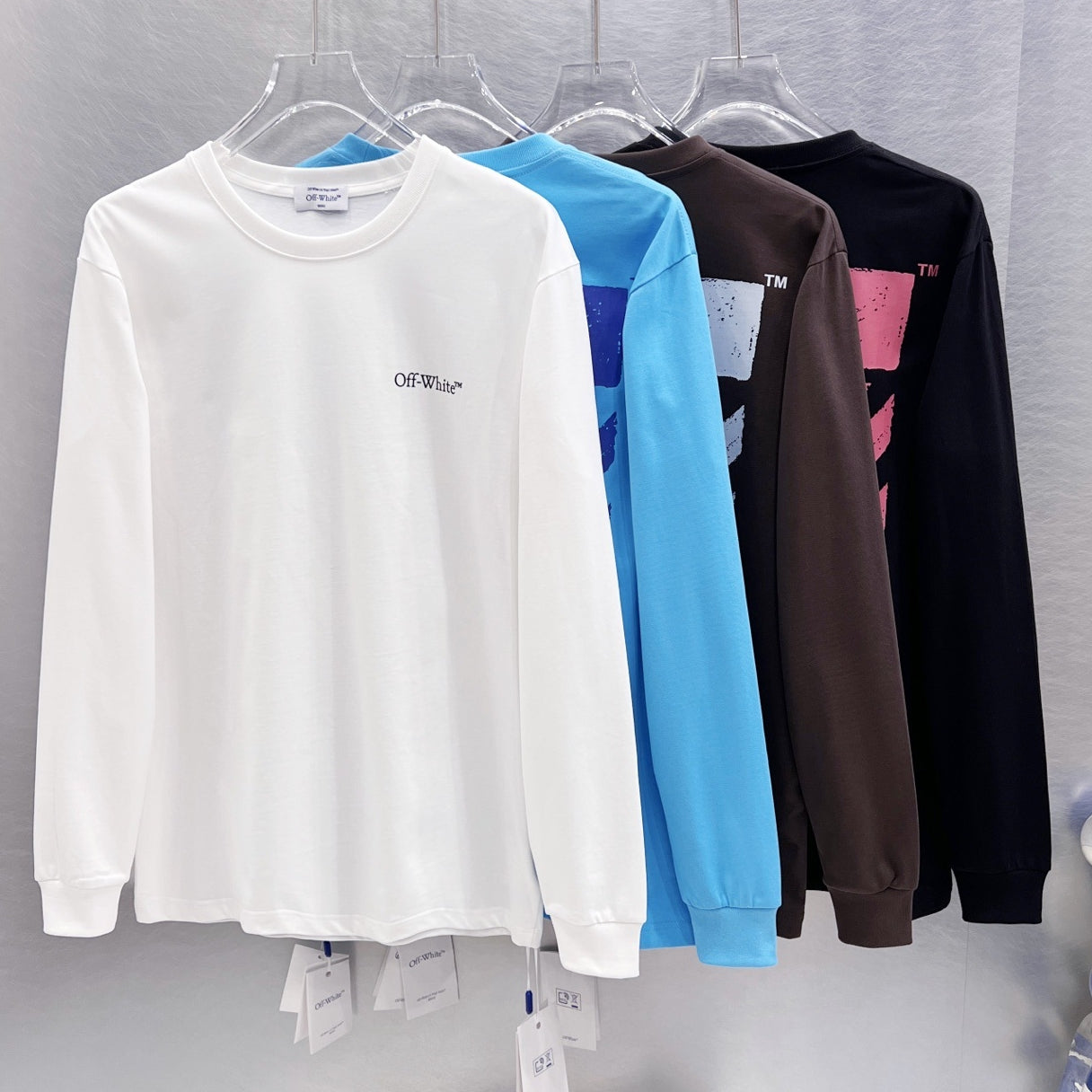 OFF-Whlte Unisex Long-sleeved T-shirt #06