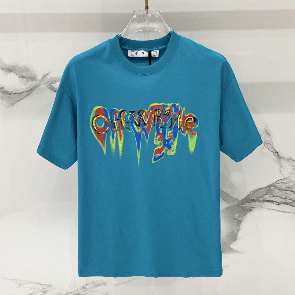 OFF-Whlte Arrow logo print T-shirt#91