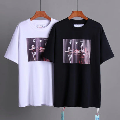 OFF-Whlte Arrow Logo Cotton T-shirt-1020