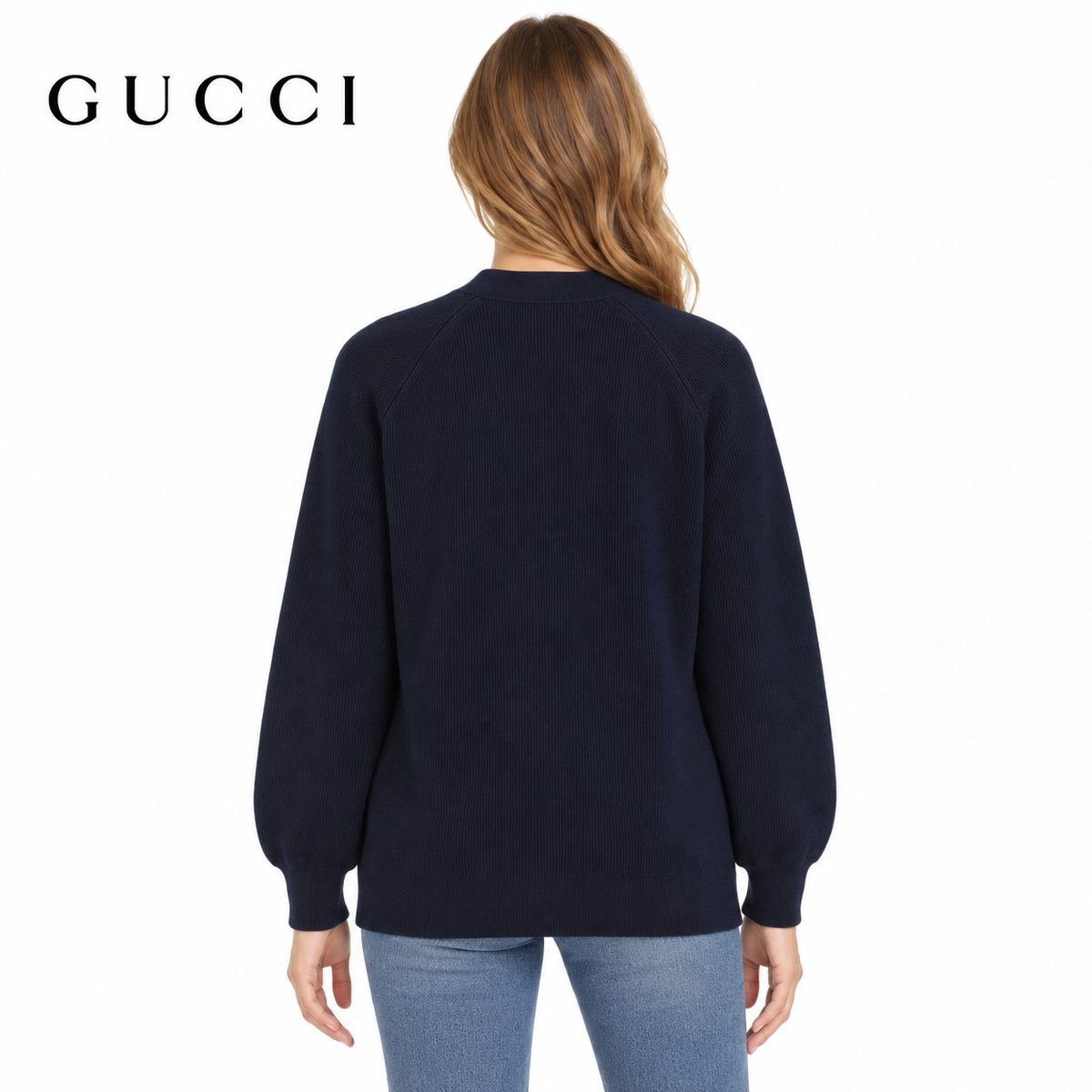 Gucci Unisex G8330 Jacquard Cardigan
