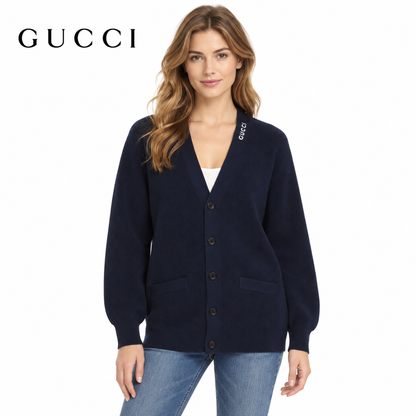 Gucci Unisex G8330 Jacquard Cardigan