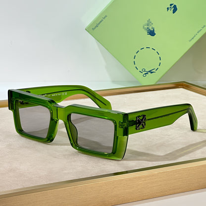 OFF-Whlte Arrow logo sunglasses #014