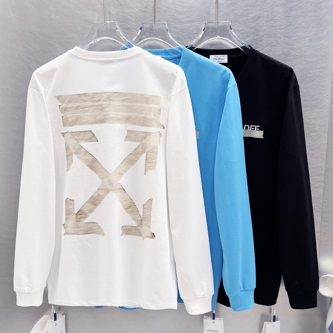OFF-Whlte Unisex Long-sleeved T-shirt #08
