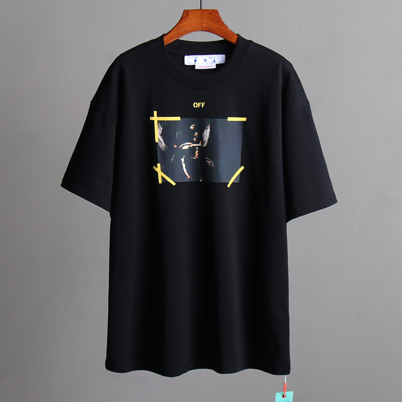 OFF-Whlte Arrow Logo Cotton T-shirt