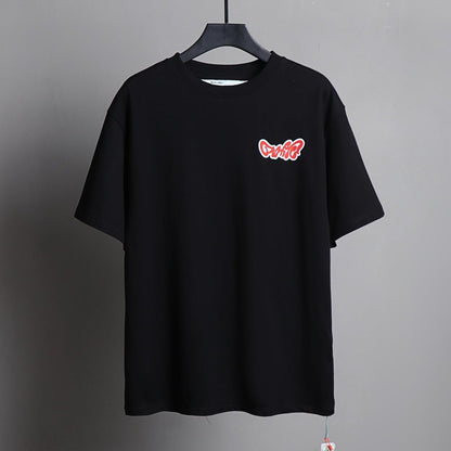 OFF-Whlte Arrow Logo Cotton T-shirt